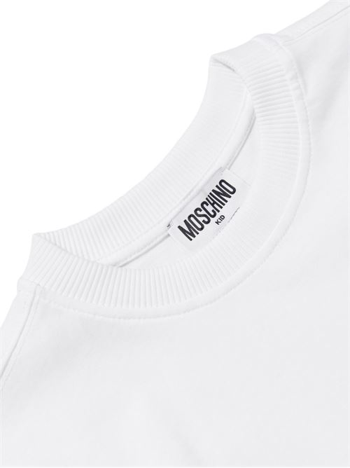 T-shirt unisex Moschino Kid Teen maxi bianca MOSCHINO KID-TEEN | HUM05MLAA0110101